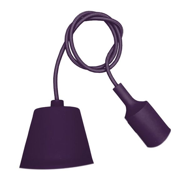 E27 Pendant Holder Purple