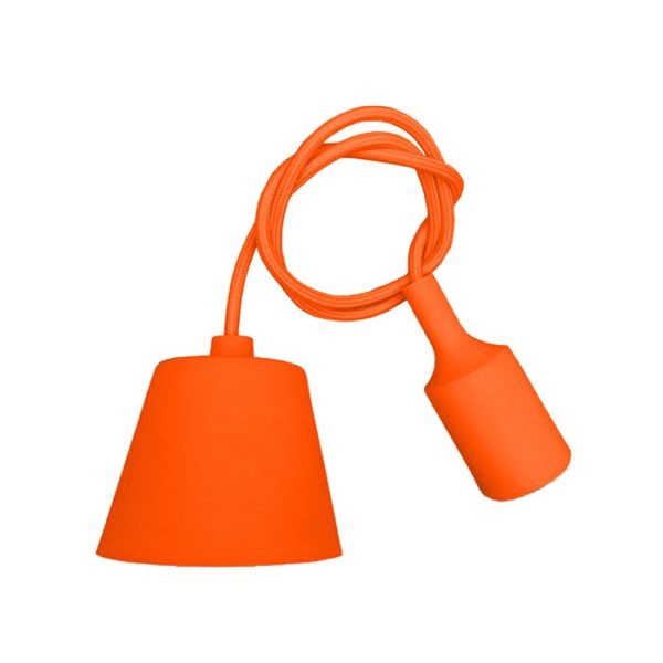 E27 Pendant Holder Orange