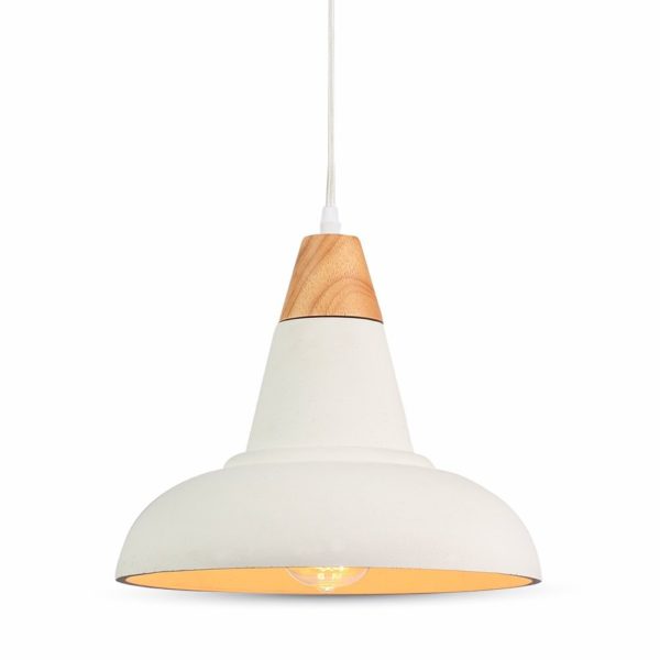 Pendant Light Concrete+Wooden Ф290mm