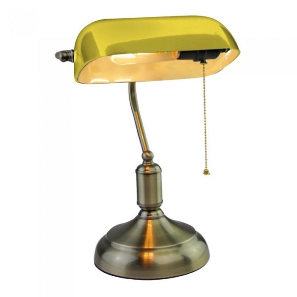 E27 Bakelite Table Lamp holder With Switch Yellow