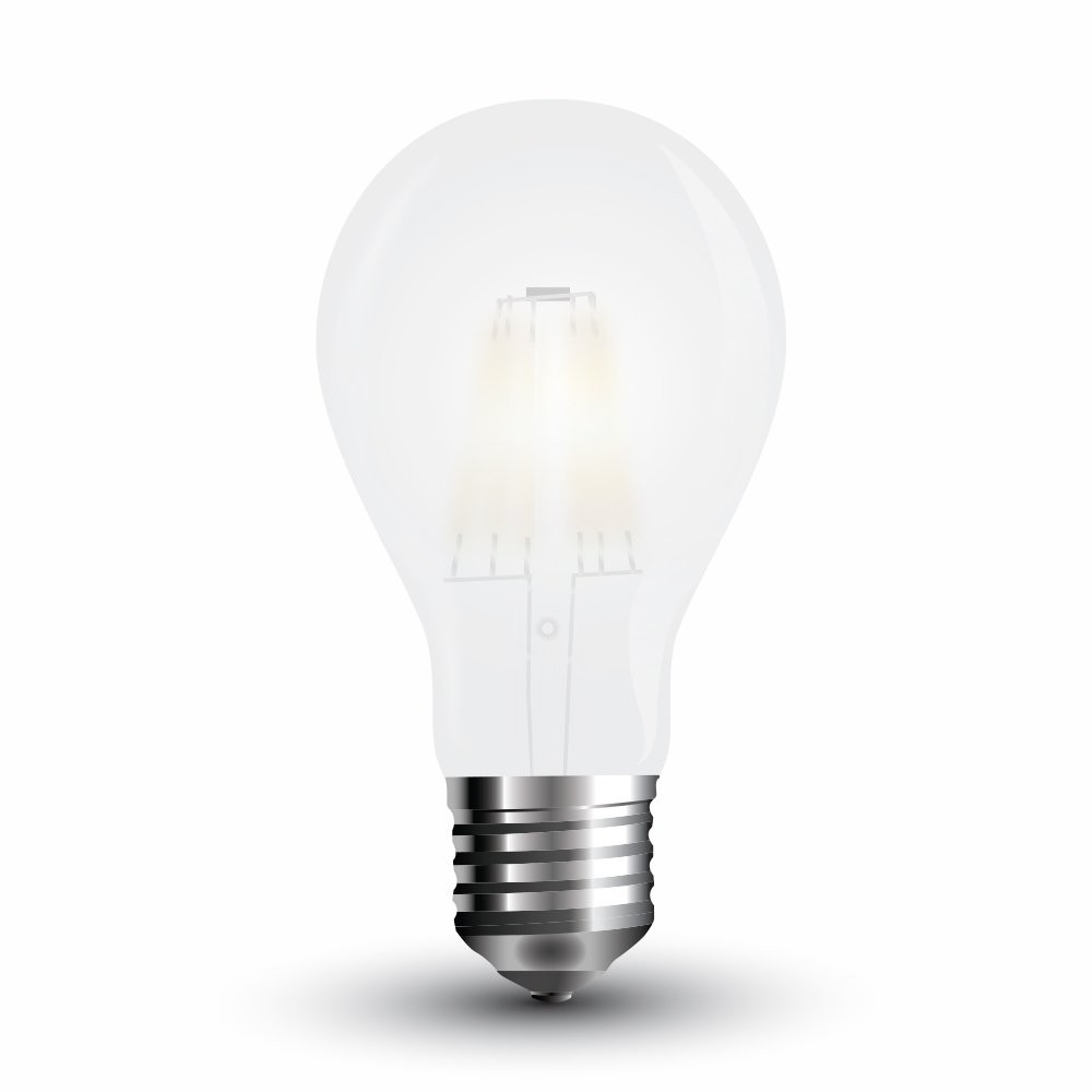 LED Bulb - 4W Filament E27 A60 Frost Cover 6400K