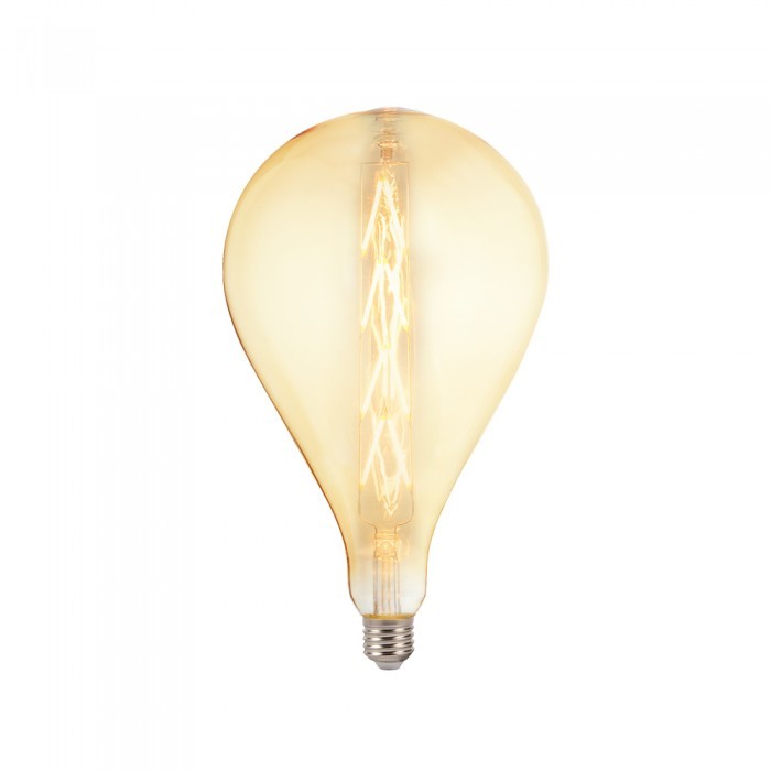 LED Bulb - 8W E27 G165 With Amber Glass 2200K