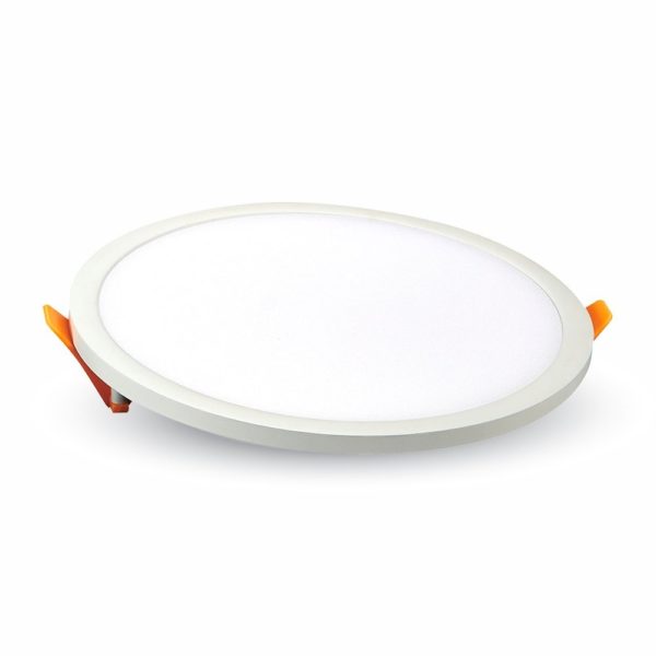8W LED Frameless Panel Light Round 6000K