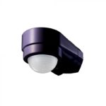 Infrared Motion Sensor Black Body Adjustable For Corner