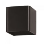 5W Wall Lamp With Bridglux Chip Black Body Square 3000K
