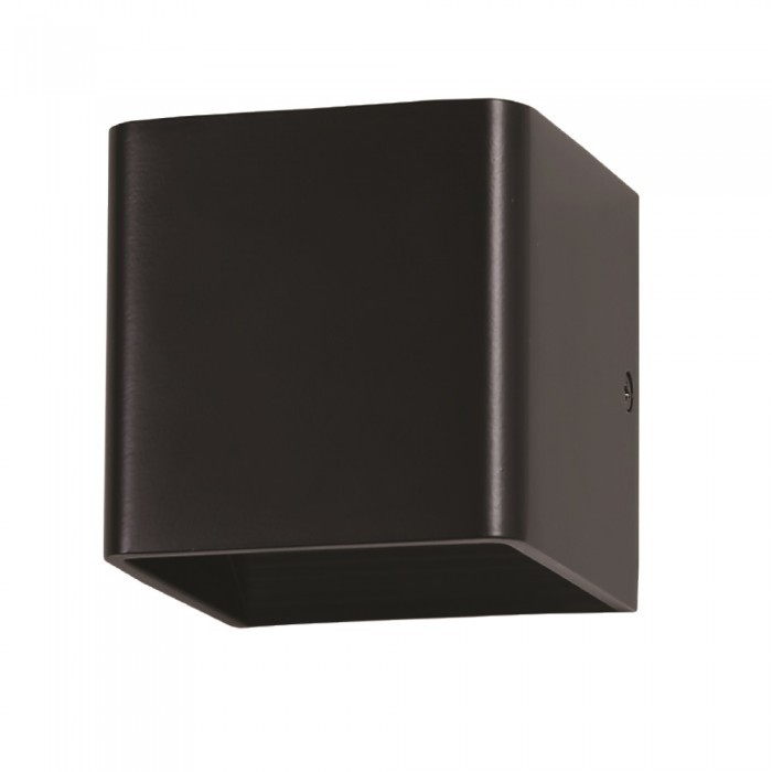 5W Wall Lamp With Bridglux Chip Black Body Square 4000K