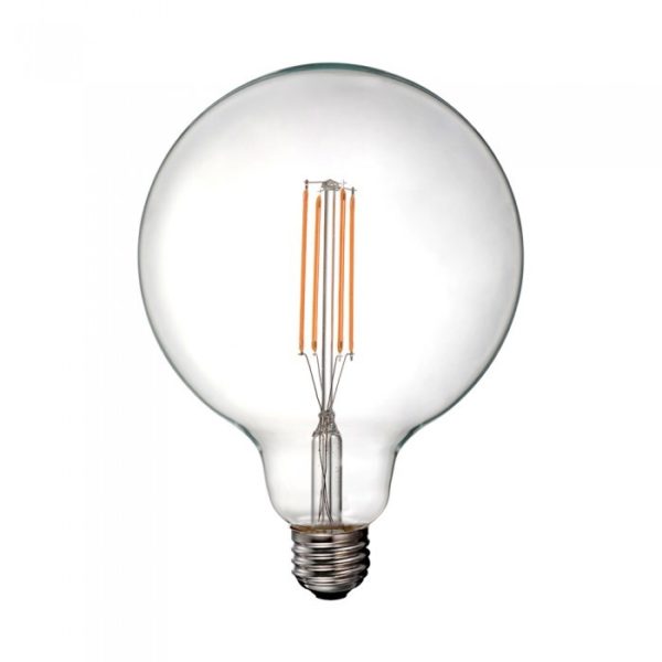 LED Bulb - 12.5W Filament E27 G125 Clear Cover 3000K