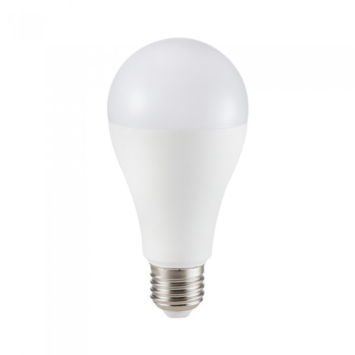 LED Bulb - 12W E27 A60 Plastic 6400K CRI 95+