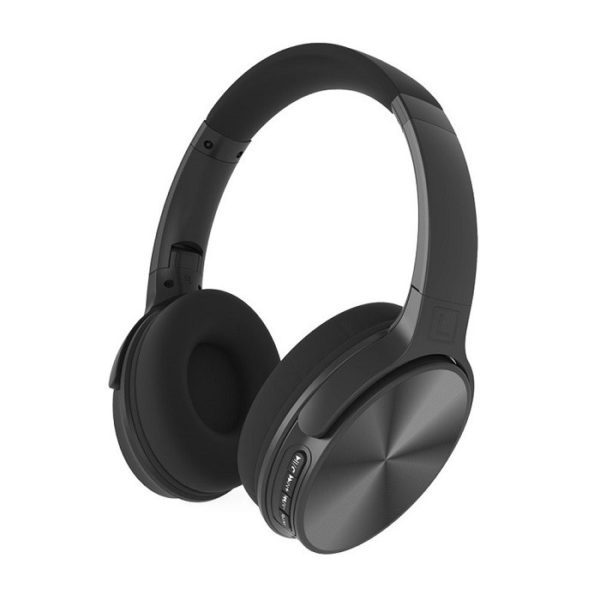 Bluetooth Wireless Headphone With Rotable Head 500mAh Black W/BAG