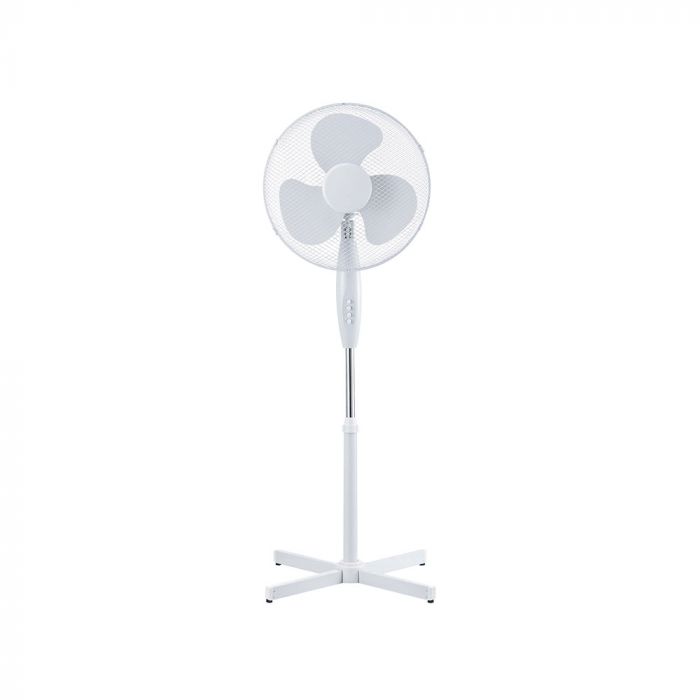40W Stand Fan With 600mm Cross Base 4 Buttons 3 Blades