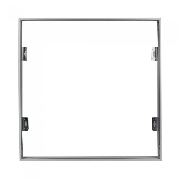 Frame di Alluminio per Montaggio a Plafone Pannelli 600x600mm - Colore Bianco