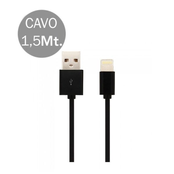 Iphone Cable Black With MFI Licence