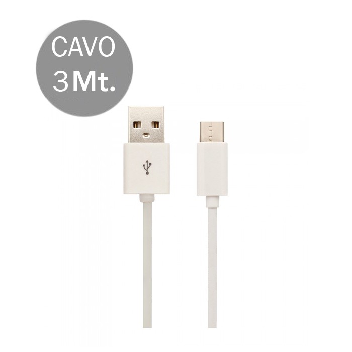 Type C USB Cable 3M White