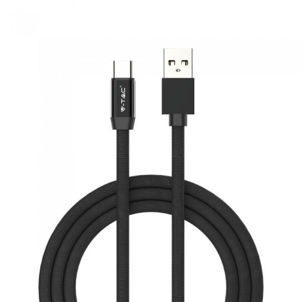 1 M Type C USB Cable Black - Ruby Series