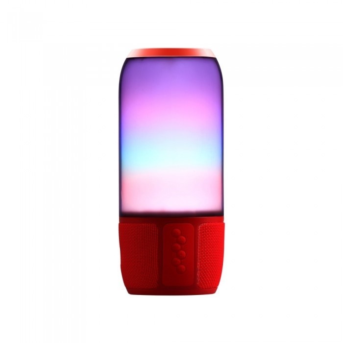2*3W LED Bluetooth Speaker With USB&TF Card Slot Red