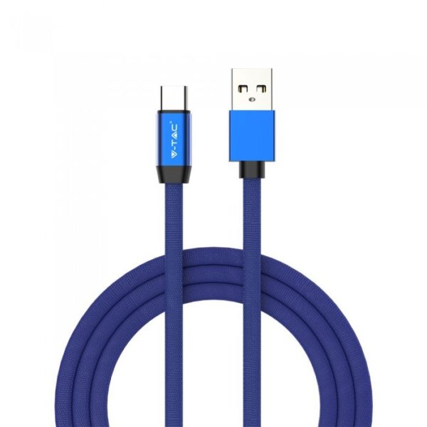 1 M Type C USB Cable Blue - Ruby Series