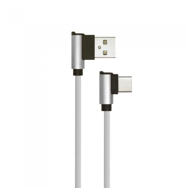 1 M Type C USB Cable Grey - Diamond Series