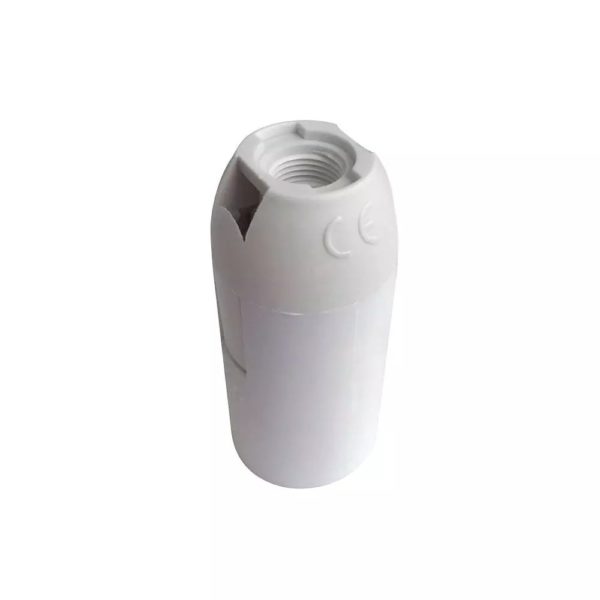 E14 Lamp Holder (Polybag + Card) - White